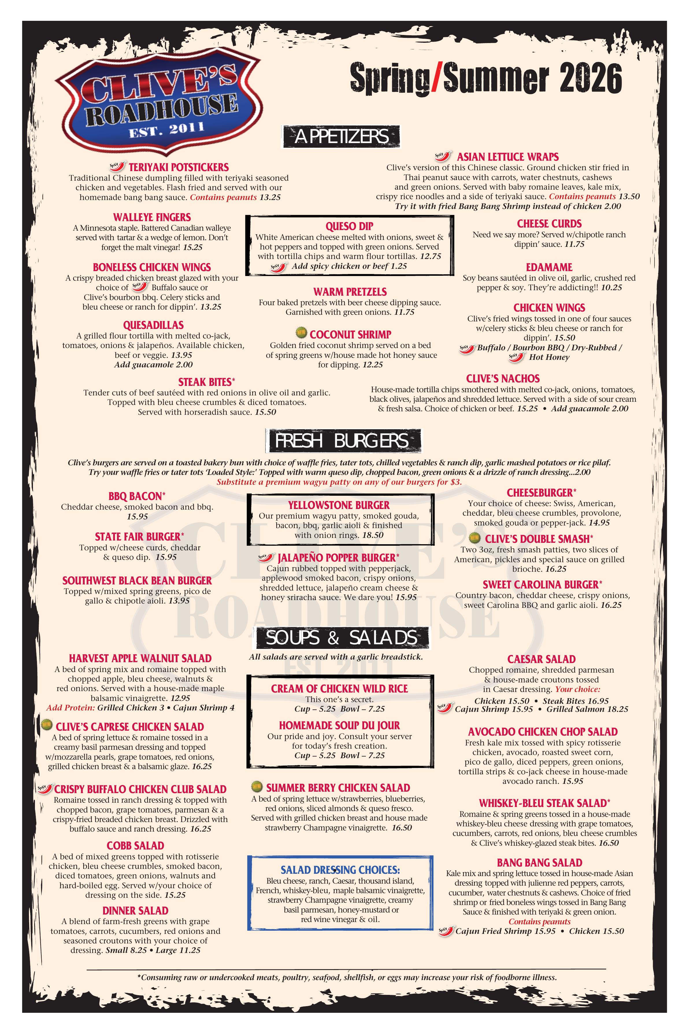 Main Menu - Page 1